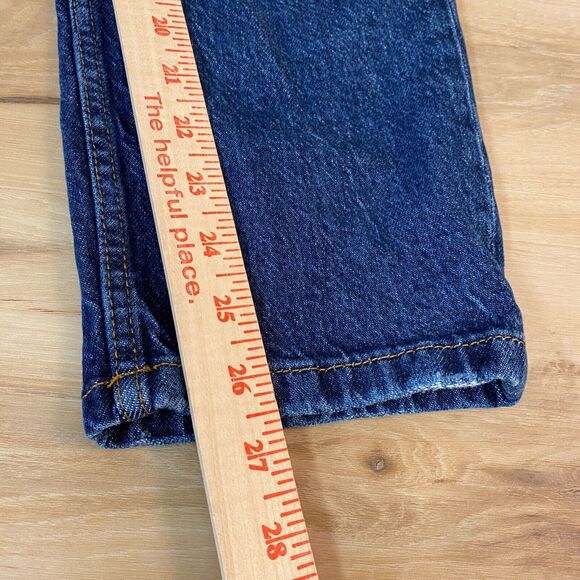 Zara Jeans Womens 8 High Waist Tapered Blue Medium Wash Denim 27" - Picture 5 of 9